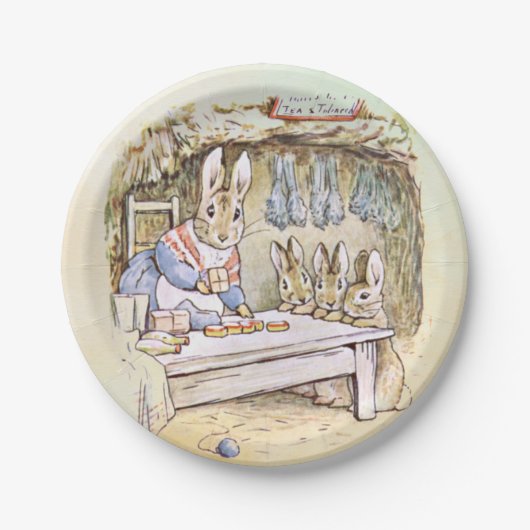 Peter Rabbit Paper Tellers Pappteller (Vorderseite)