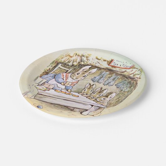 Peter Rabbit Paper Tellers Pappteller (Schrägansicht)