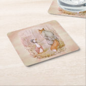Peter Rabbit Paper Tellers Rechteckiger Pappuntersetzer (angewinkelt)