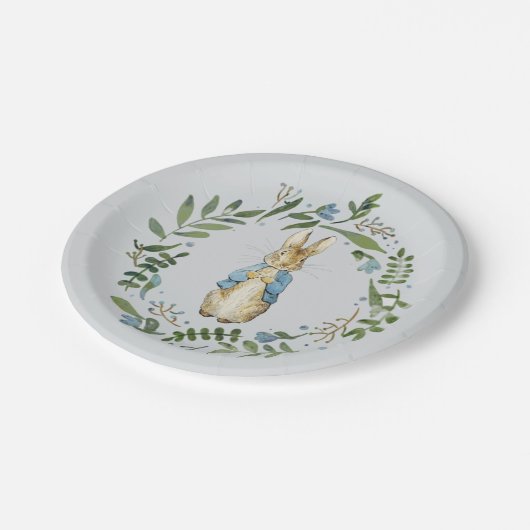 Peter Rabbit Party Plate Pappteller (Schrägansicht)