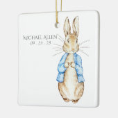 Peter Rabbit Personalisiert Baby Keramikornament (Links)