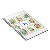 PETER RABBIT personalisiert mit Buchstabe H Notizblock (Rechte Seite)
