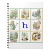 PETER RABBIT personalisiert mit Buchstabe H Notizblock (Vorderseite)