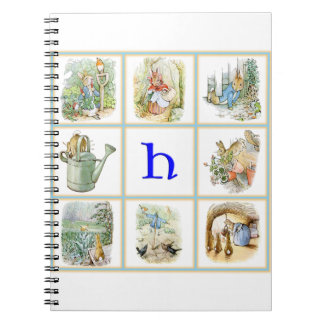 PETER RABBIT personalisiert mit Buchstabe H Notizblock