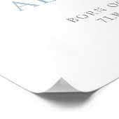 Peter Rabbit | Personalisierter Buchstabe A Poster (Ecke)