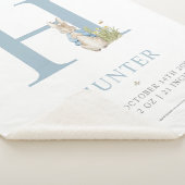 Peter Rabbit | Personalisierter Buchstabe H Sherpadecke (3/4)