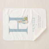 Peter Rabbit | Personalisierter Buchstabe H Sherpadecke (Vorderseite (Horizontal))