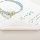 Peter Rabbit | Personalisierter Buchstabe O Sherpadecke (3/4)