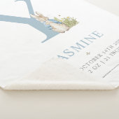 Peter Rabbit | Personalisierter Buchstabe Y Sherpadecke (3/4)