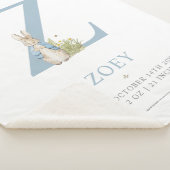Peter Rabbit | Personalized Letter Z Sherpadecke (3/4)