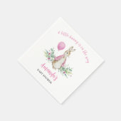 Peter Rabbit Pink Baby Dusche Serviette (Ecke)