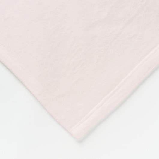 Peter Rabbit | Pink Baby Girl 12 Monate Milestone Fleecedecke (Ecke)