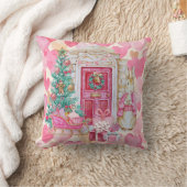 Peter Rabbit Pink Cushion Square Kissen (Decke)