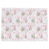 Peter Rabbit Pink Große Geschenktüte (Rückseite)