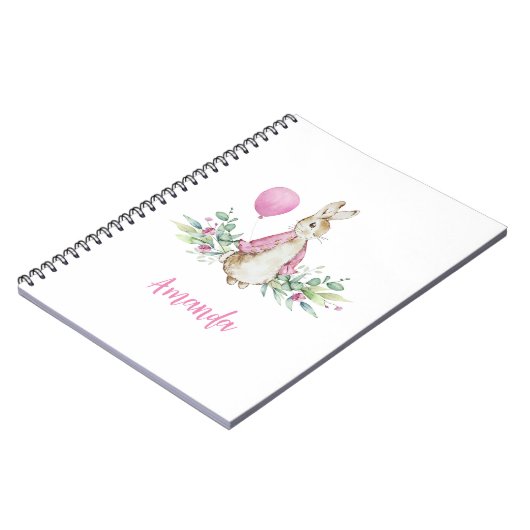 Peter Rabbit Pink Notizblock (Linke Seite)