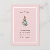 Peter Rabbit Pink Vintages Kinderbuch Begleitkarte (Vorderseite)