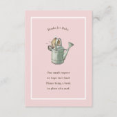 Peter Rabbit Pink Vintages Kinderbuch Begleitkarte (Vorderseite)