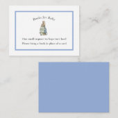 Peter Rabbit Pink Vintages Kinderbuch Begleitkarte (Vorne/Hinten)