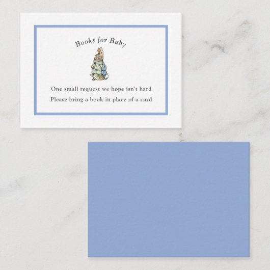 Peter Rabbit Pink Vintages Kinderbuch Begleitkarte (Vorne/Hinten)