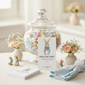 Peter Rabbit rät wie viele Baby Showspiele Begleitkarte