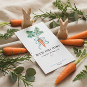 Peter Rabbit rät wie viele Baby Showspiele Begleitkarte