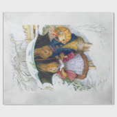 Peter Rabbit (Regenschirm) Geschenkpapier (Flach)