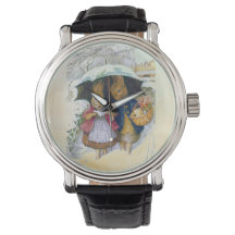 Peter Rabbit Round Clock Watch