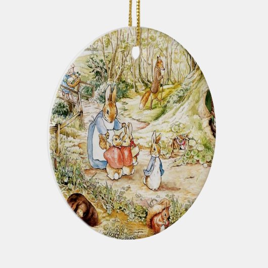 Peter Rabbit’s Neighbourhood by Beatrix Potter Keramik Ornament (Rechts)