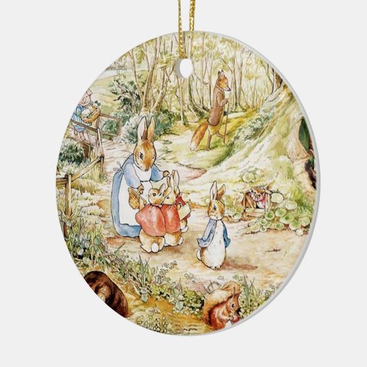Peter Rabbit’s Neighbourhood by Beatrix Potter Keramik Ornament (Links)