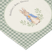 Peter Rabbit Sage Gingham ShowTable Runner Kurzer Tischläufer (Ecke)