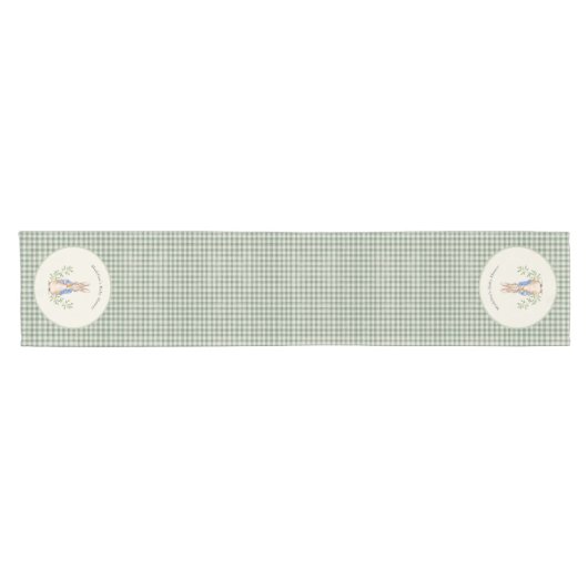 Peter Rabbit Sage Gingham ShowTable Runner Kurzer Tischläufer (Horizontal)
