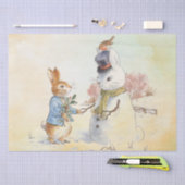 Peter Rabbit (Schneemann) Gewebepapier Seidenpapier (Handwerk)