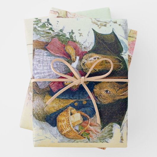 Peter Rabbit Set Geschenkpapier Set (Beispiel)
