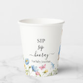 Peter Rabbit Sip Hooray Babydusche Pappbecher (Vorderseite)