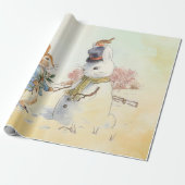 Peter Rabbit (Snowman) Geschenkpapier (Ungerollt)