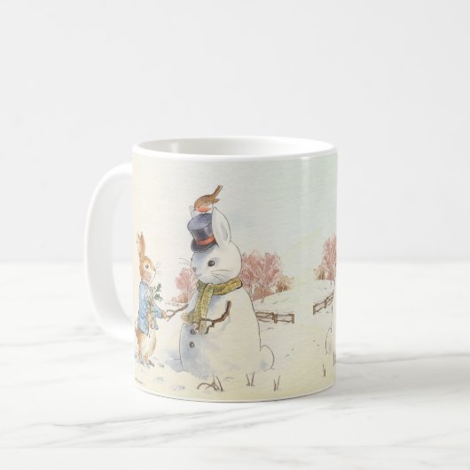 Peter Rabbit (Snowman) Kaffeetasse (Vorderseite Links)
