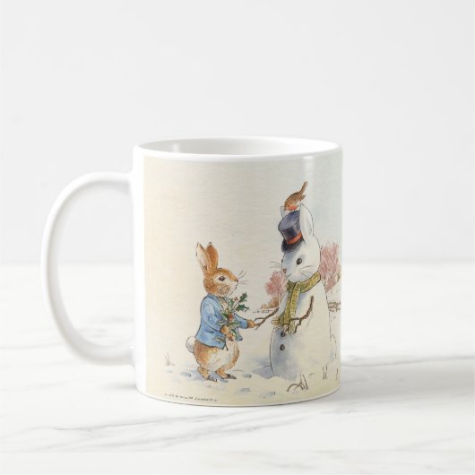 Peter Rabbit (Snowman) Kaffeetasse (Links)