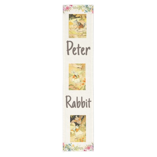 Peter Rabbit Table Runner Kurzer Tischläufer (Vorderseite)
