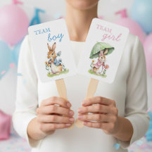 Peter Rabbit Team Girl or Team Boy Baby Reveal