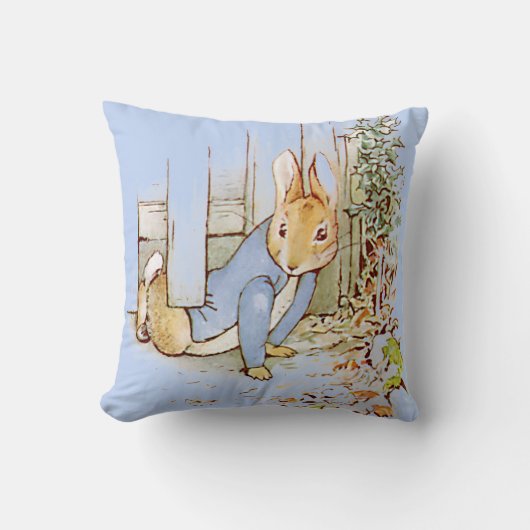 Peter Rabbit Throw Pillow Kissen (Vorderseite)