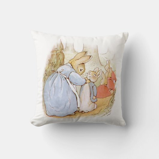 Peter Rabbit Throw Pillow Kissen (Vorderseite)