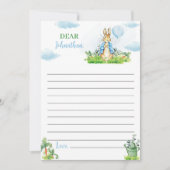Peter Rabbit Time Capsule Note Card Dankeskarte (Vorderseite)
