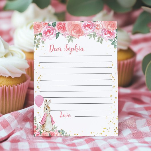 Peter Rabbit Time Capsule Note Card Dankeskarte