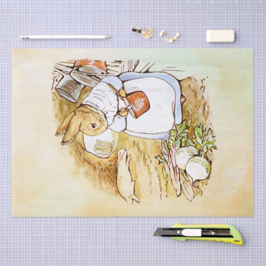 Peter Rabbit (Turnnip) Gewebepapier Seidenpapier (Handwerk)