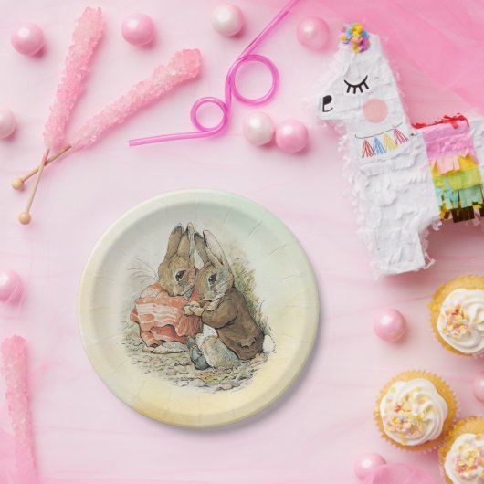 Peter Rabbit und Beniamin Bunny Paper Tellers Pappteller (Party)