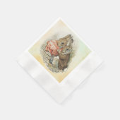 Peter Rabbit und Beniamin Bunny Serviette (Ecke)