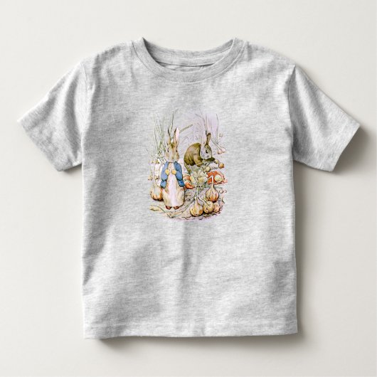 Peter Rabbit und Benjamin Bunny Toddler T - Shirt (Vorderseite)
