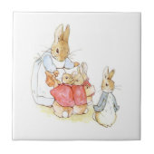 Peter Rabbit und seine Schwester (von Beatrix Pott Fliese (Vorderseite)
