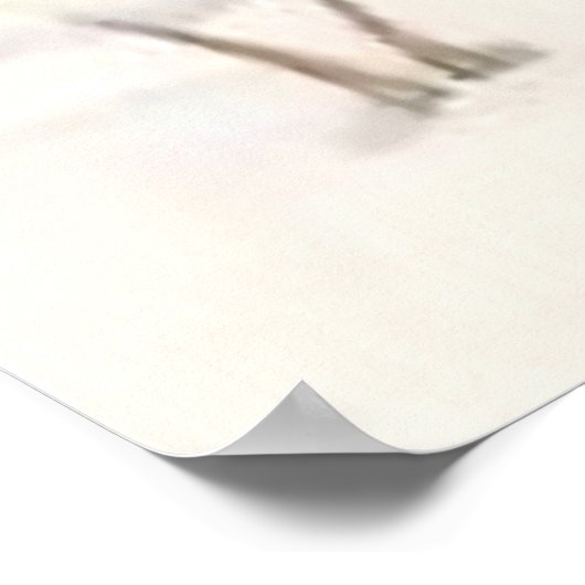 Peter Rabbit und Snowman von Beatrix Potter Poster (Ecke)