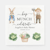 Peter Rabbit Veggies Herr McGreggor Garden Party Serviette (Vorderseite)